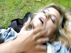 Cute German blonde gets bf xxx muv penetrated outdoors