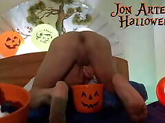 Trick or treat, I don&039;t want candy, I want fresh milked cum for Halloween, or I squirt sperm in the letterbox, it&039;s Jon Arteen&039;s