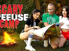 Shameless Camp Counselor throat pisd Uses His Stubborn Campers Gal And Selena - FreeUse Fantasy