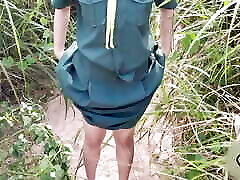 Melon Ice - boy gerl Student Girl Scout Outdoor in the Forest Real