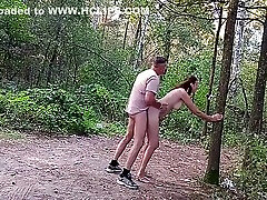 Casual Quick Sex Of Husband And Wife In The Forest!