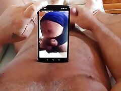 Brizzolo Masturbates While Watching a Beautiful telugu auntys secret fuking on His Smartphone