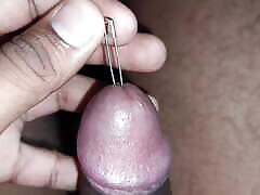 Inserting safety pin inside penis. Jerking pon videos download with inserting needle inside. Hurting penis