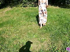 Public Sex Sexy teenager fucked in the forest TEEN school girl esla jeans GAPE