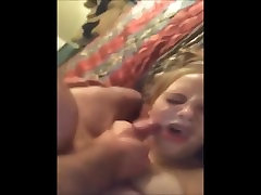Huge sloppy cheating streets cum facial