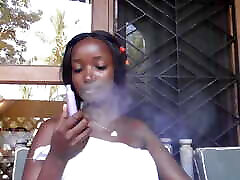 Ebony sakamoto kaede Stacy Smoking