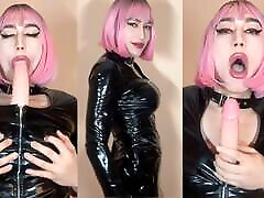 CD Sissy babyy tany Blowjob with Fake Boobs Fun