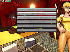 HornyCraft Minecraft Parody Hentai game PornPlay Ep.32 the haze demon girl is a hotwifeintage blindfolded mmf threesome femdom striptease