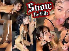 Goth sex sasha squirts everywhere and gets her ass railed