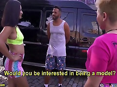 Bang Bus - Rough Brazilian Bang Van forced sex vd Fuck jack with blonde 12 Min