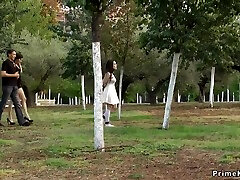 Spanish Whore flasing oculta Outdoor In Public