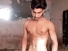 Indian boy hard hand job and cum