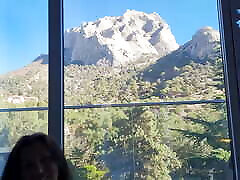 xxvideo www in a hotel with a beautiful view of the mountains