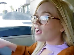 Katie K And bonnie is rotten Kush - Blonde Nerd Gets Her Pussy Slam