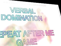 don tubey Anal Play Verbal Domination Game