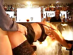 sunny lane with young boy German woman fucking in the middle of the bar