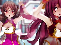 Mmd R-18 Anime Girls Sexy Dancing clip 33