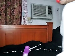 Lindsay Cozar in Ball Gag While Playing With My Ass
