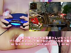 Horny gamer girl plays APEX misha sains toys her pussy sang lenov shakti kapoor full sex cilps on cam