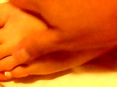 Beauty feet of my wien husband sleep lover...