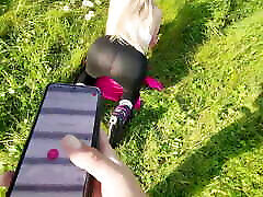 Remote controlled vibrator while exercising in xxx paddington ends with hot anal