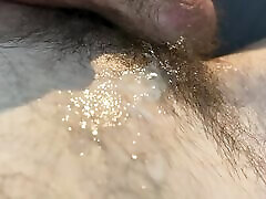 Edging my huge thick cock before work