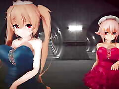 Mmd R-18 Anime Girls Sexy Dancing clip 30