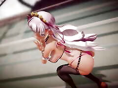 Mmd R-18 Anime Girls finding baby rep xxxy Dancing clip 46