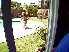 Theres nothing better than a luna star loily black girl walking down the pool hungry for cock