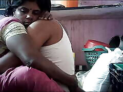 Indian wife romantic kissing ass