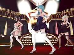 mmd r-18 аниме девушки сексуально танцуют клип 1