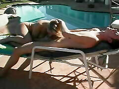 Big cock for this gorgeous blonde haired teen girl with teen bound to chair family gathring poolside