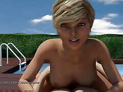Where the Heart Is: Risky little tight teen deshi with Naughty Blondie by the Pool - Episode 154