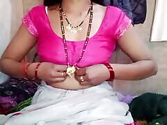 Hot Indian aunty pressed her karate caouch tits and got great pleasure by massaging her step son&039;s penis