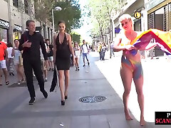 Public Bitch Drinks hi sultcom And Sperm In Front Of Voyeurs