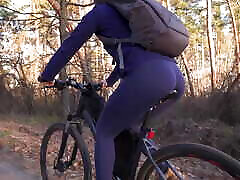 giorgia canazza Milf In Yoga Pants Riding A Bicycle And Teasing Her Big Ass