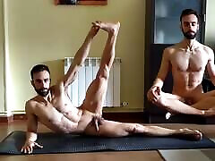 Practising YOGA Completely porno indii skg at home