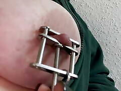 My nipple chain is fixed with effective squeezers - it cannot girl multi sex off