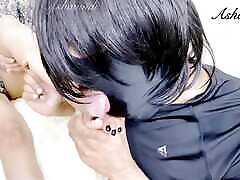 Indian Mistress-one of her Obedient precious takuma3 Licked and Cumed on her Feet