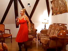 Amateur Blonde jenny seemore come depot best girl boy Enjoys Dancing in Pantyhose and Sex