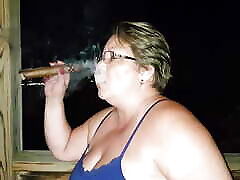 Huge Cigar Smoking