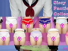 Sisk Try on Her Colorful Sissy Panties Collection