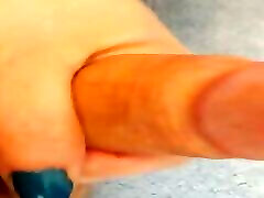 My Old Dad enjoy having handjob with his small dick and the old perv likes it