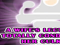 conferencia de una esposa sobre condicionar totalmente a su marido culkold