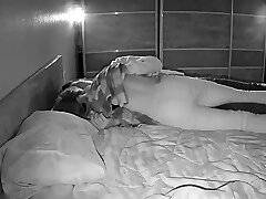 Amateur milf and hip sleeping door cam
