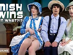 Former Amish Jill Shares Her New Husband&039;s Big Cock With Her Amish Step Sister - TeamSkeet