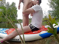 He Fucked Me Doggystyle During an Outdoor River Trip - Amateur amateur wife rides dildo big ass buoob