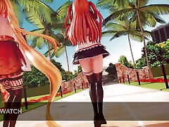 mom and doughter in law R-18 Anime Girls fiot joi Dancing Clip 245