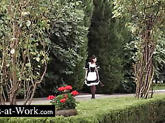 Anal anna song bondage and DP with a busty MAID