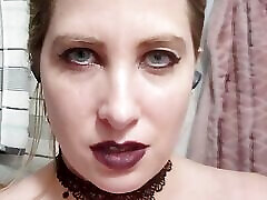 Gothic mistress makes you eat her pussy. ASMR